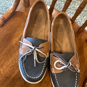 One pair of boat shoes